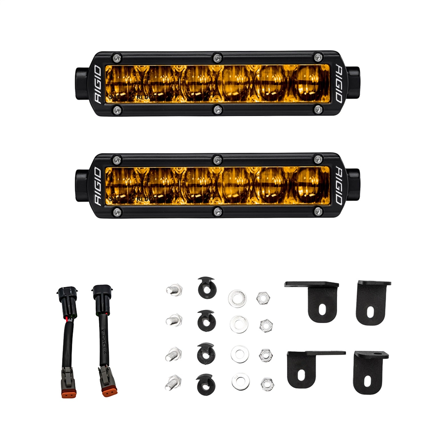 RIGID Industries 37201 2022+Toyota Tundra 6 Inch SR-Series Selective Yellow Fog Light Kit RIGID Industries 37201
