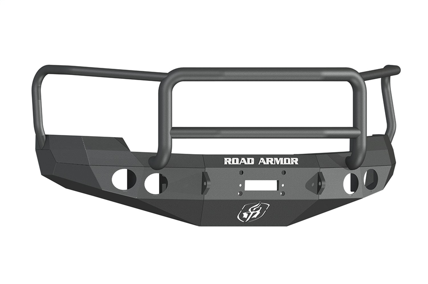 Road Armor 37205B Stealth Winch Front Bumper; Lonestar Guard; Satin Black; Road Armor 37205B