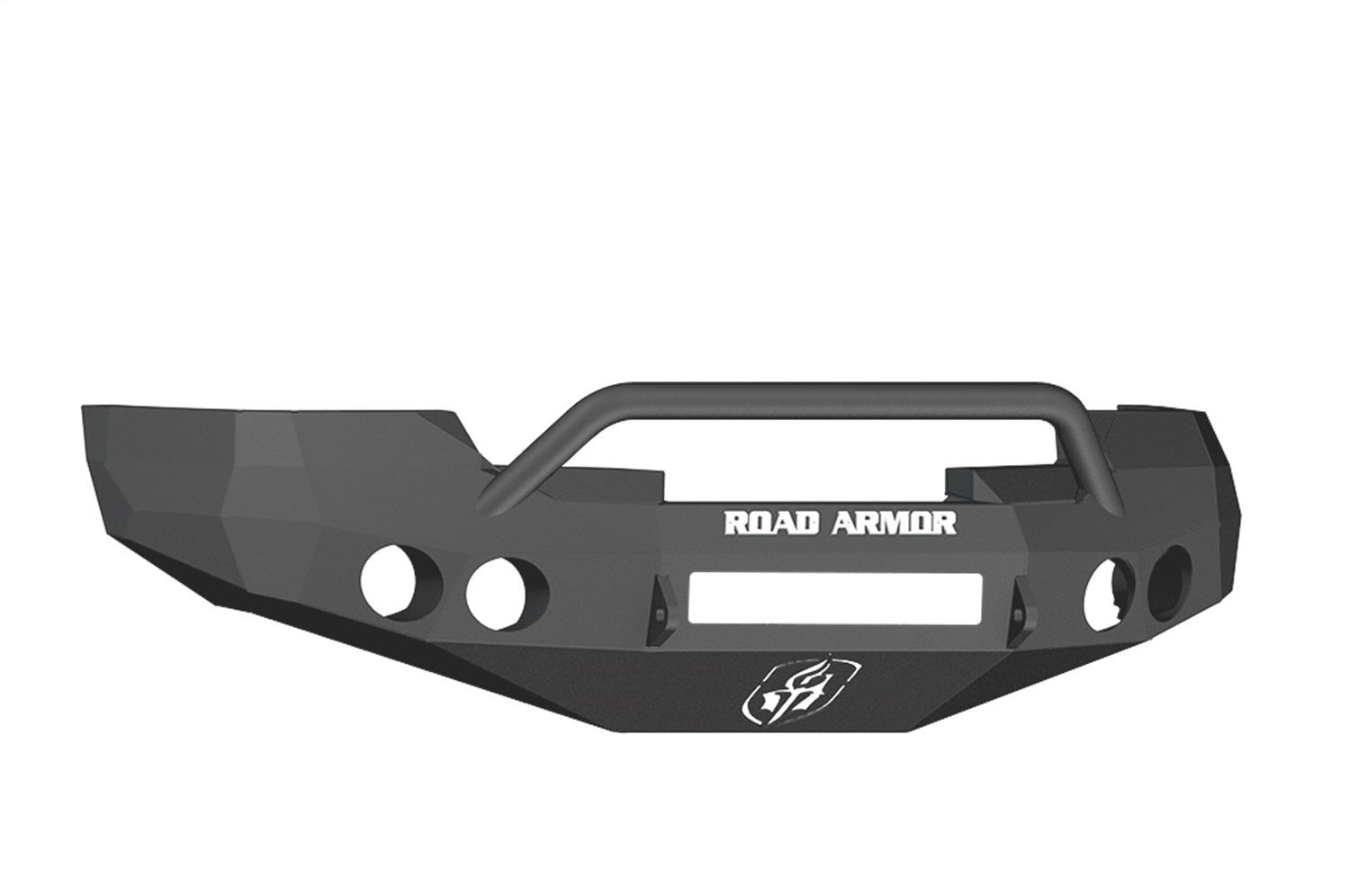 Road Armor 37704B-NW Stealth Non-Winch Front Bumper; Pre-Runner Guard; Satin Black; Road Armor 37704B-NW