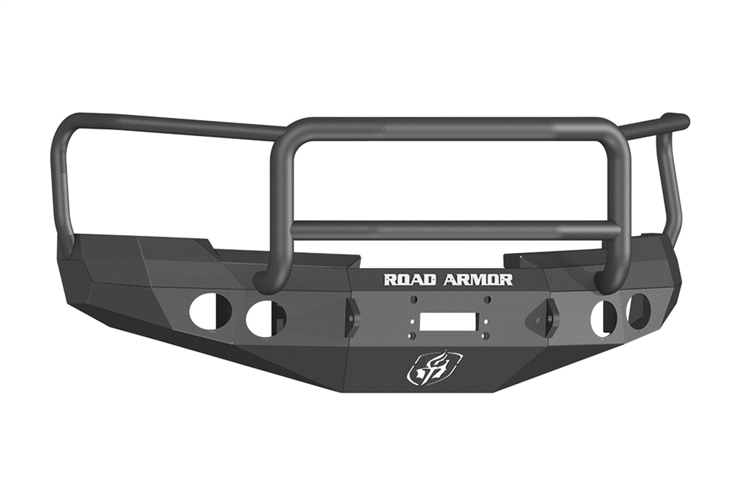 Road Armor 37705B Stealth Winch Front Bumper; Lonestar Guard; Satin Black; Road Armor 37705B