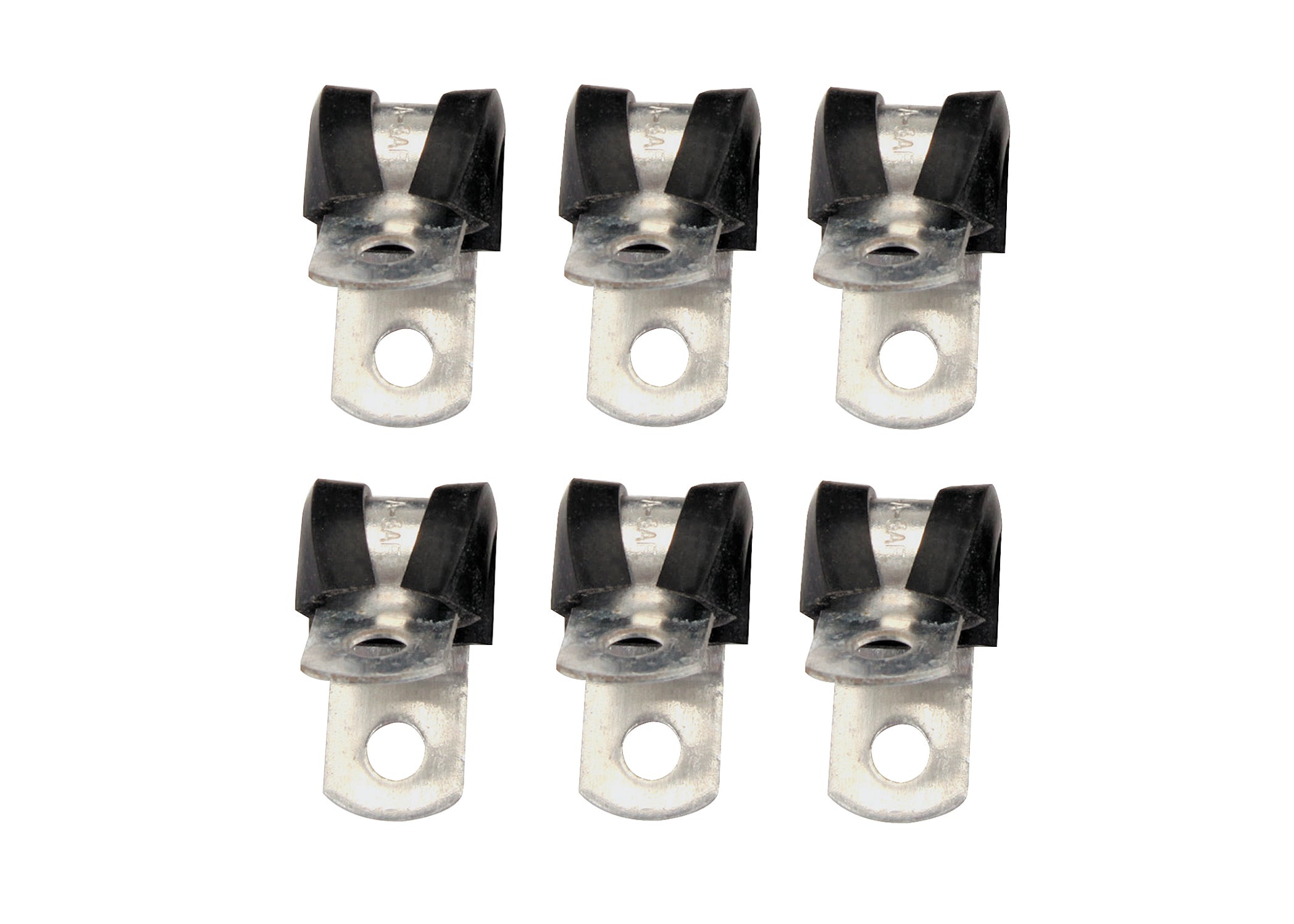 Mr. Gasket Adel Mount Clamps - 3/16 Inch - 6 Pieces