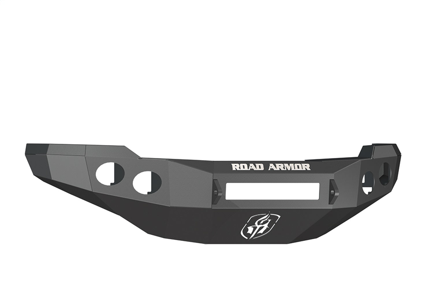 Road Armor 38200B-NW Stealth Non-Winch Front Bumper; Steel; Satin Black; Road Armor 38200B-NW