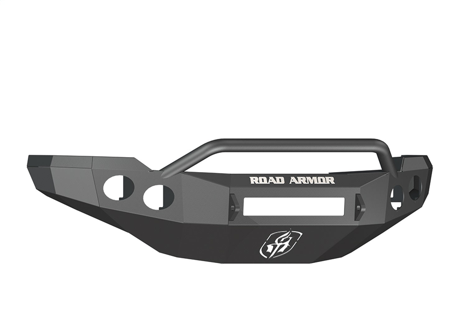 Road Armor 38204B-NW Stealth Non-Winch Front Bumper; Pre-Runner Guard; Satin Black; Road Armor 38204B-NW