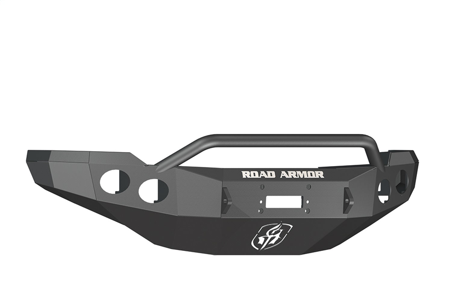 Road Armor 38204B Stealth Winch Front Bumper; Pre-Runner Guard; Satin Black; Road Armor 38204B