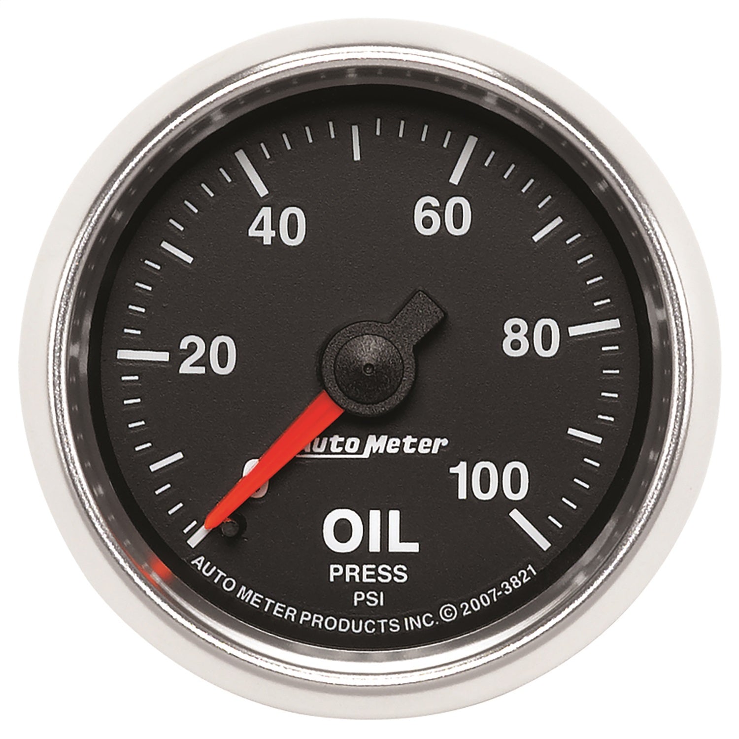 AutoMeter 3821 GAUGE; OIL PRESSURE; 2 1/16in.; 100PSI; MECHANICAL; GS AutoMeter 3821
