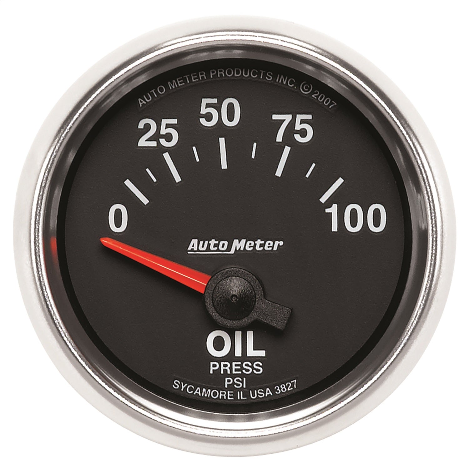 AutoMeter 3827 GAUGE; OIL PRESSURE; 2 1/16in.; 100PSI; ELECTRIC; GS AutoMeter 3827