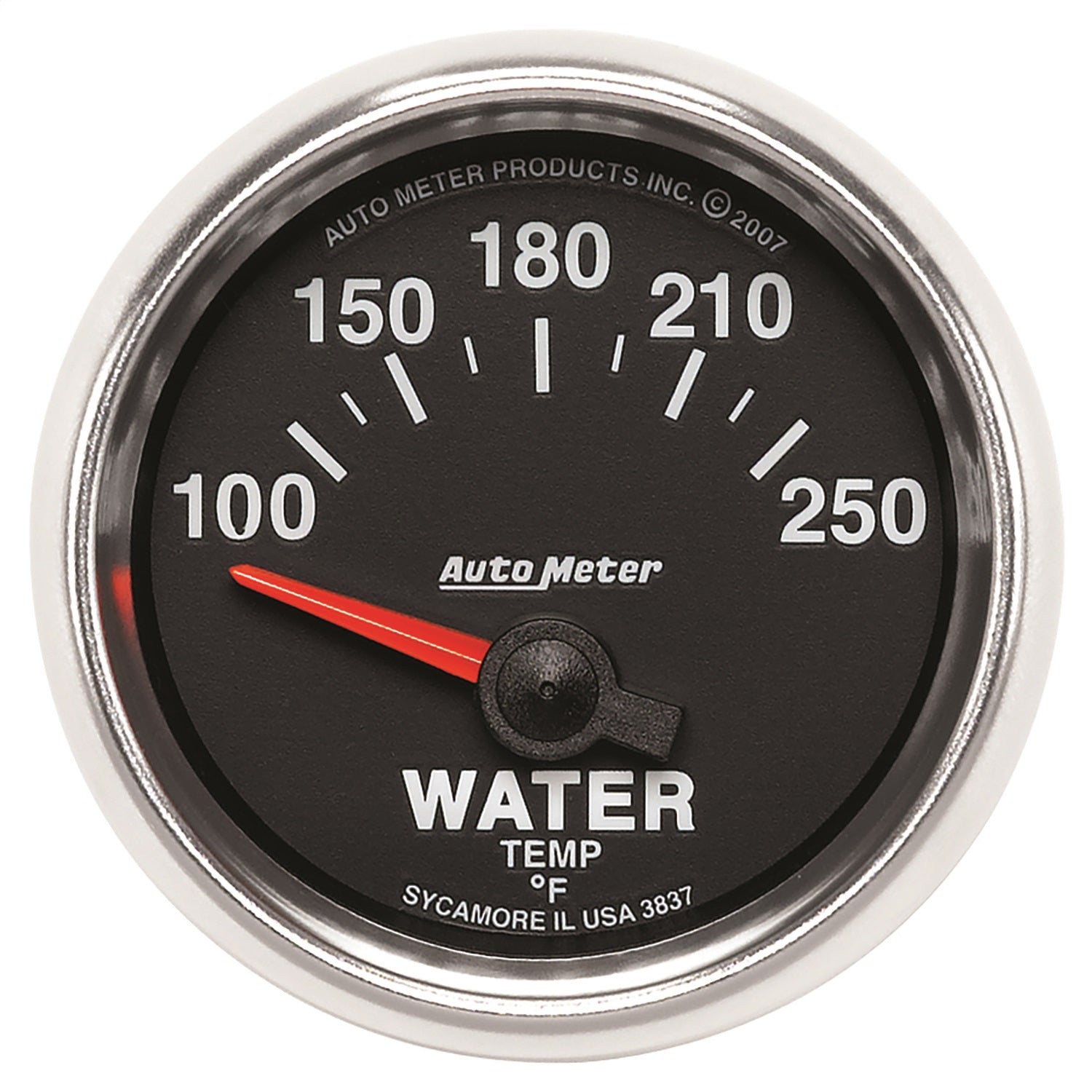AutoMeter 3837 GAUGE; WATER TEMP; 2 1/16in.; 100-250deg.F; ELECTRIC; GS AutoMeter 3837
