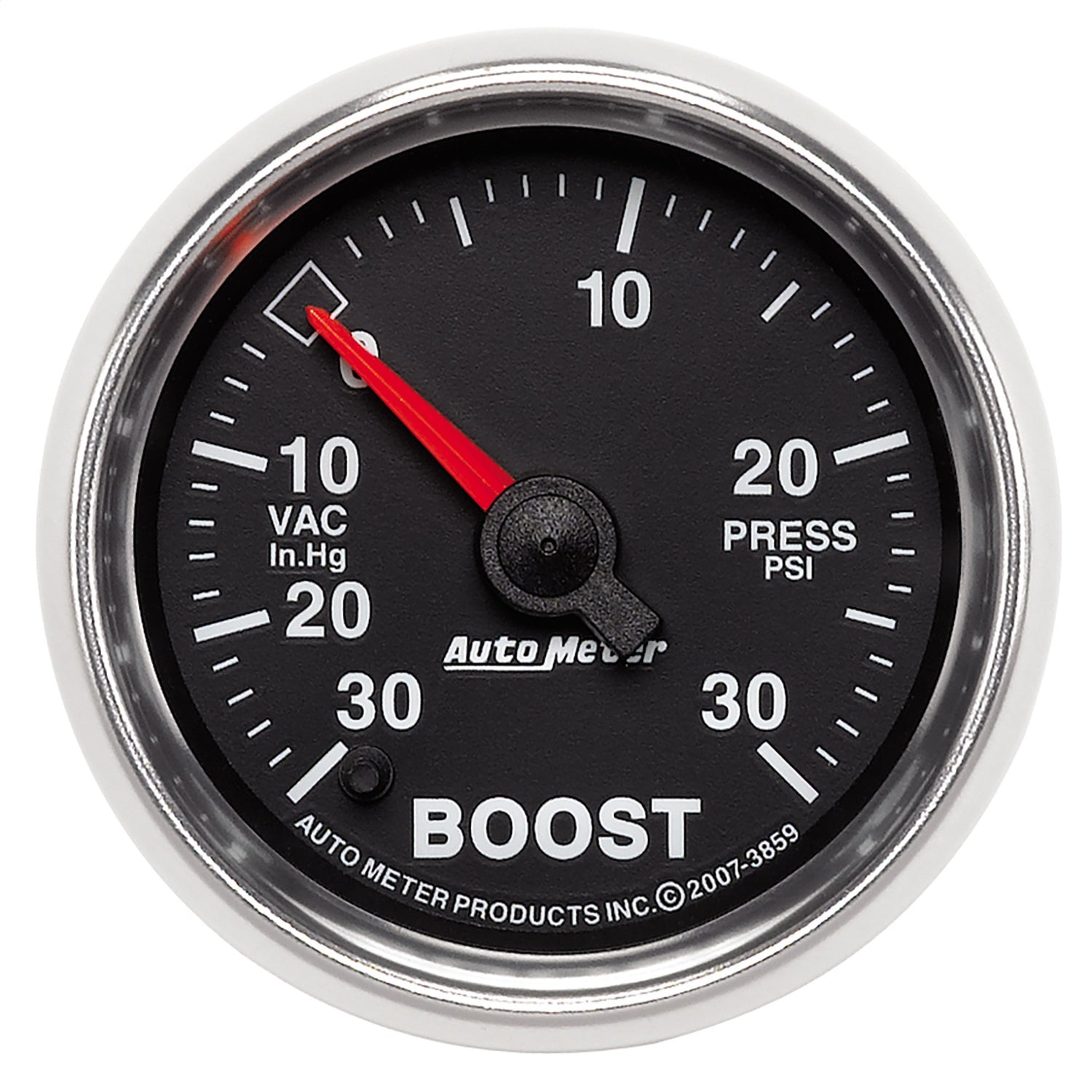 AutoMeter 3859 GAUGE; VAC/BOOST; 2 1/16in.; 30INHG-30PSI; DIGITAL STEPPER MOTOR; GS AutoMeter 3859