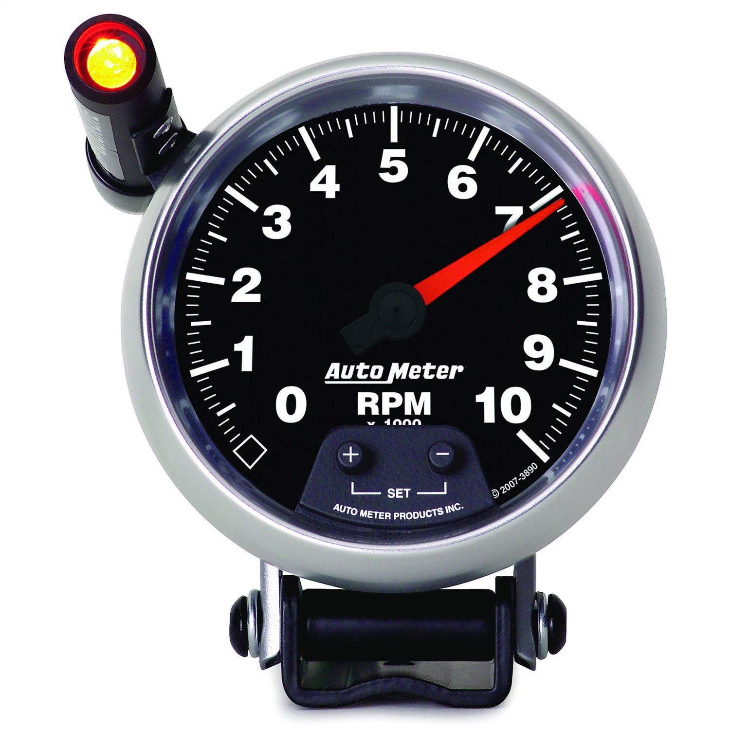 AutoMeter 3890 GAUGE; TACHOMETER; 3 3/4in.; 10K RPM; PEDESTAL W/EXT. QUICK-LITE; GS AutoMeter 3890