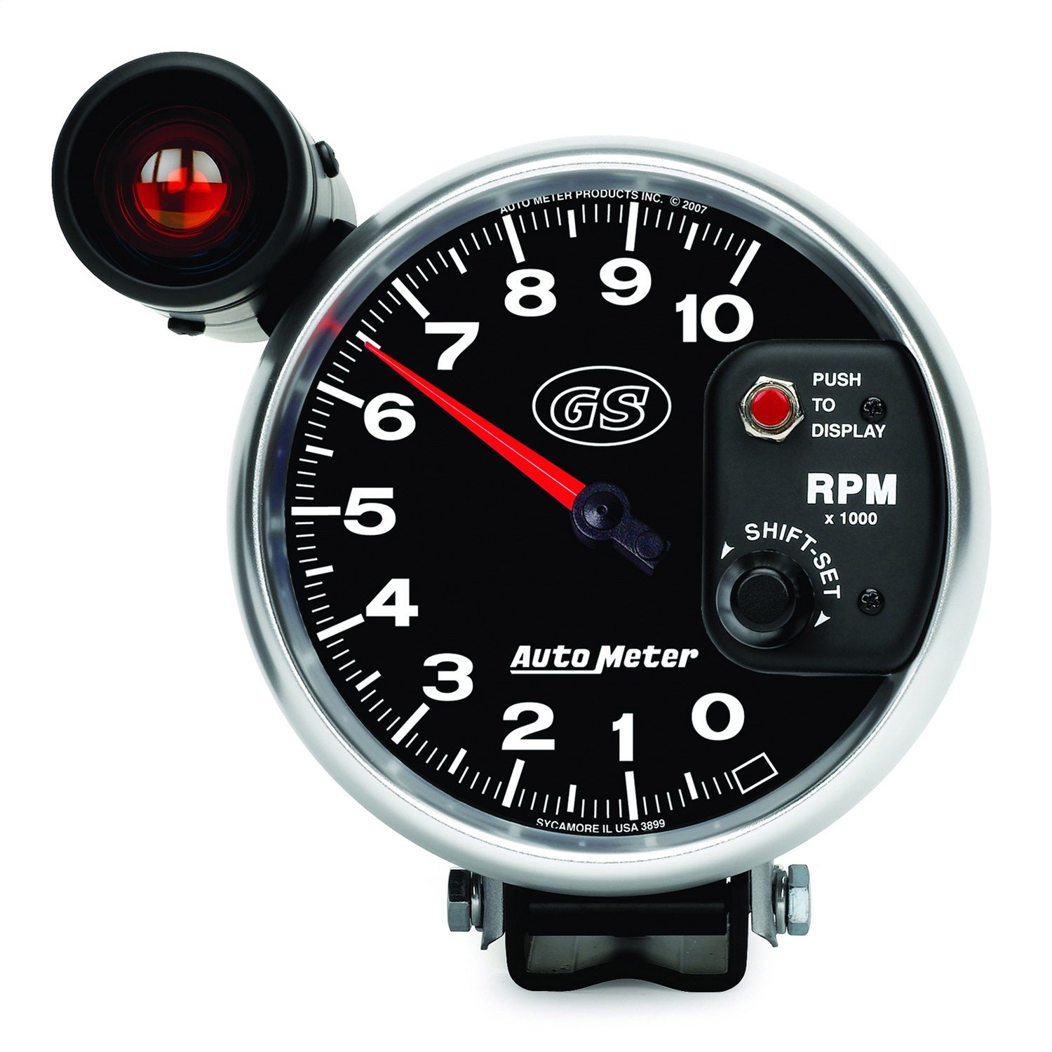 AutoMeter 3899 GAUGE; TACHOMETER; 5in.; 10K RPM; PEDESTAL W/EXT. SHIFT-LITE; GS AutoMeter 3899