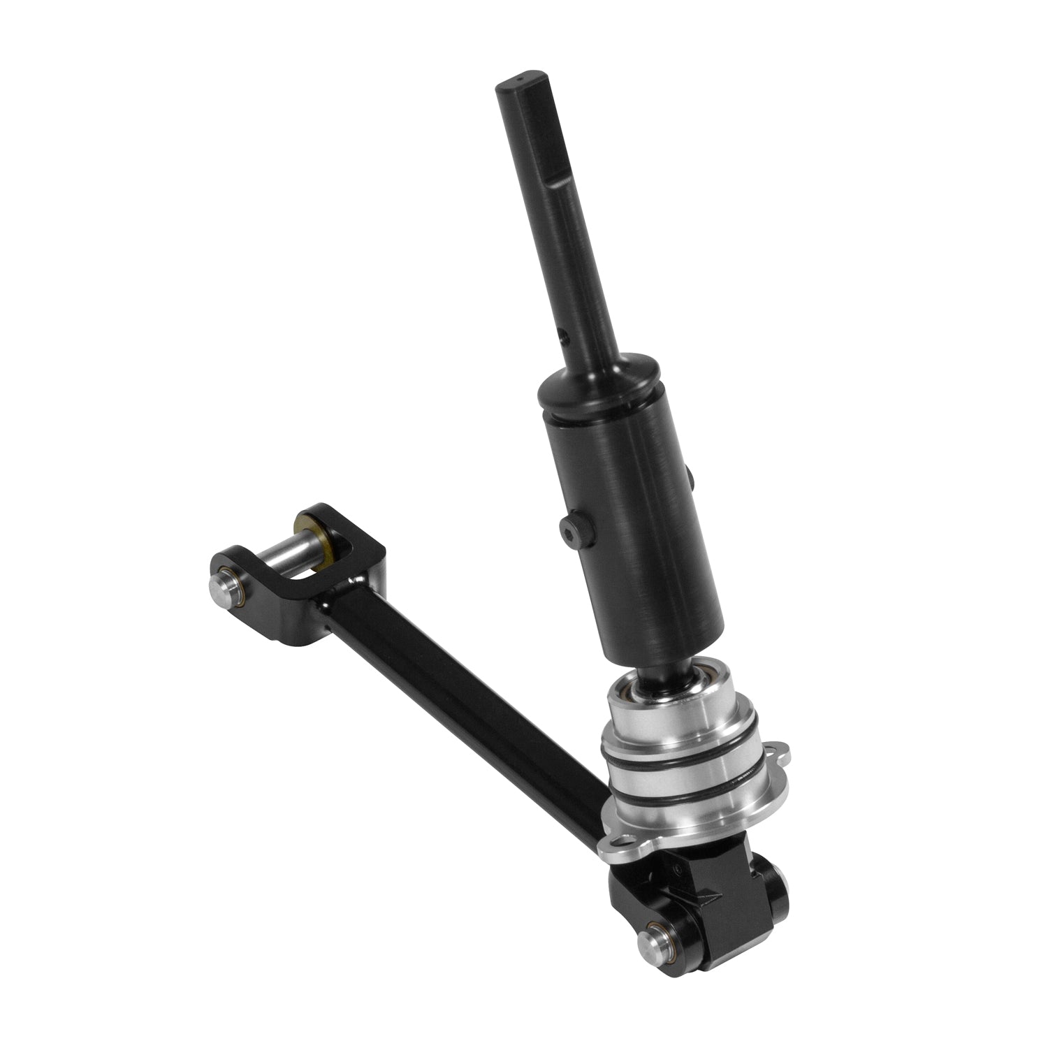 Hurst 3916047 Billet/Plus® Manual Shifter; Supplied w/Black Aluminum Stick w/out Knob; Floor; Hurst 3916047