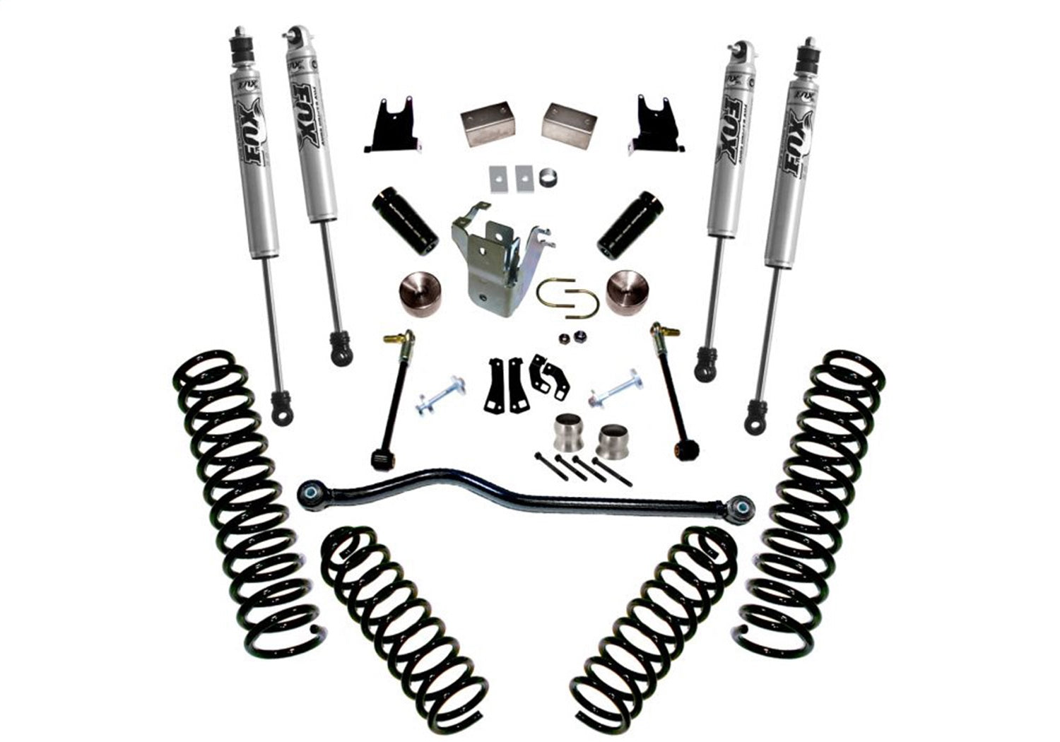 Superlift K927F 4 inch Lift Kit-2007-2018 Jeep Wrangler JK 2 Door-with FOX Shocks Superlift K927F