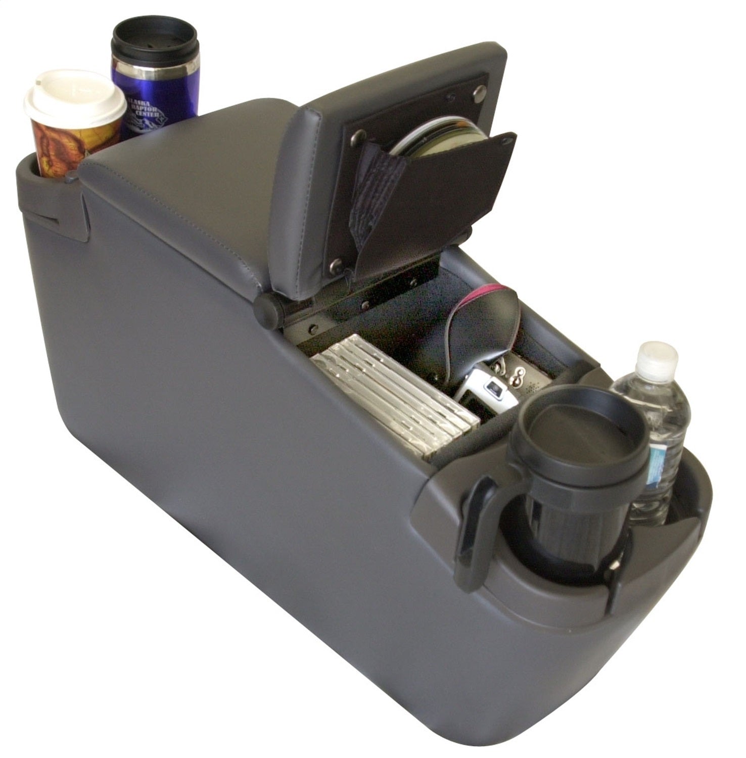 Rampage 39923 Mini Van Console; Universal; Charcoal; 29 in. x 9 in. x 14 in.; Rampage 39923