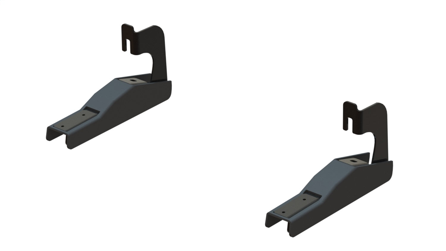 GEM TUBES 400007 T3 Running Board Mounting Bracket; Steel; Black Powder Coat Finish; GEM TUBES 400007