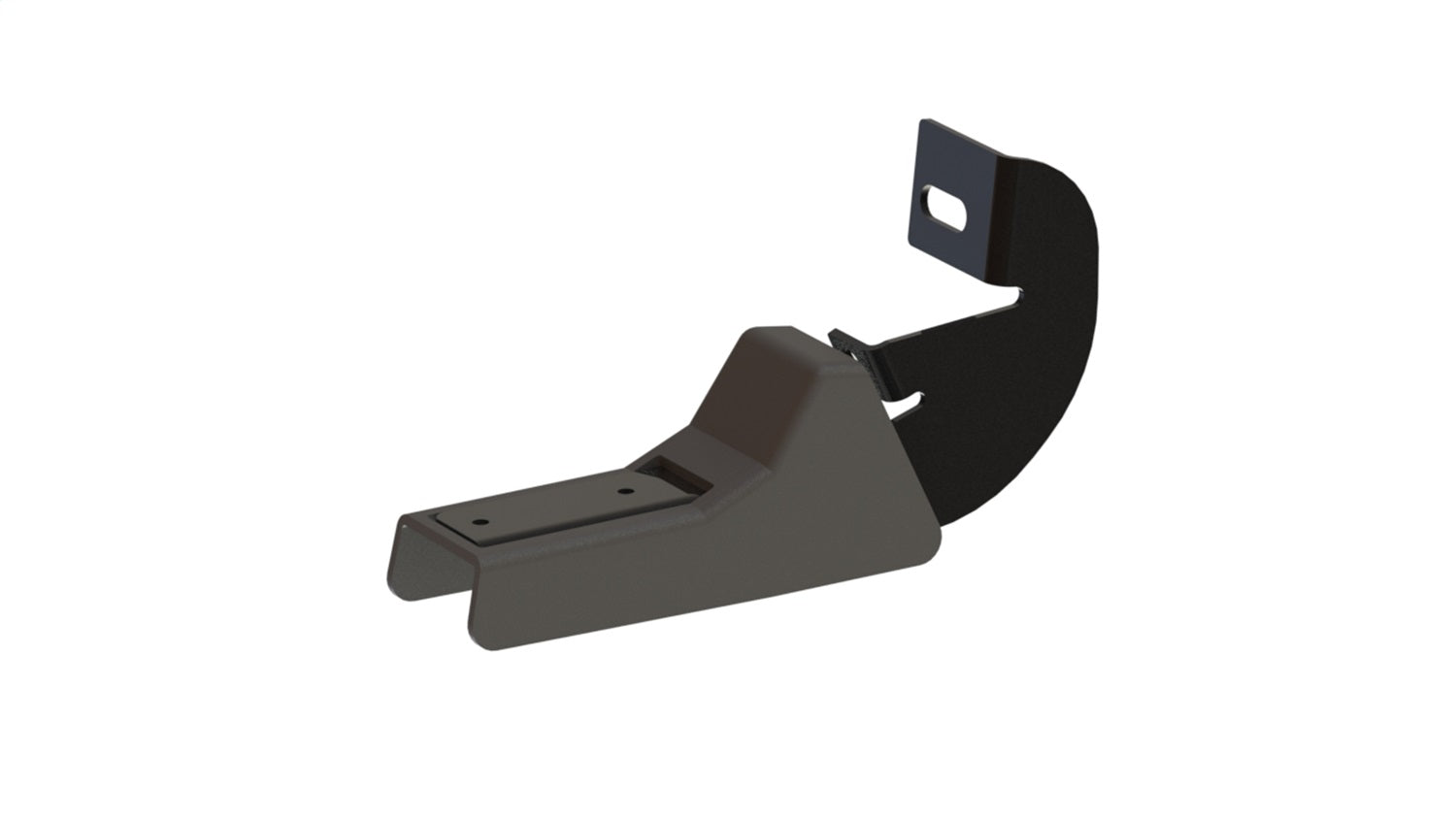 GEM TUBES 400013 T3 Running Board Mounting Bracket; Steel; Black Powder Coat Finish; GEM TUBES 400013