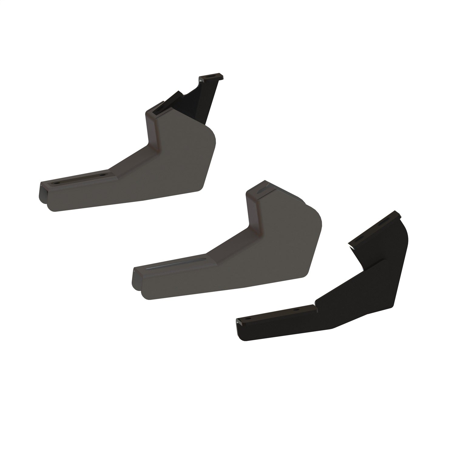 GEM TUBES 400017 T3 Running Board Mounting Bracket; Steel; Black Powder Coat Finish; GEM TUBES 400017