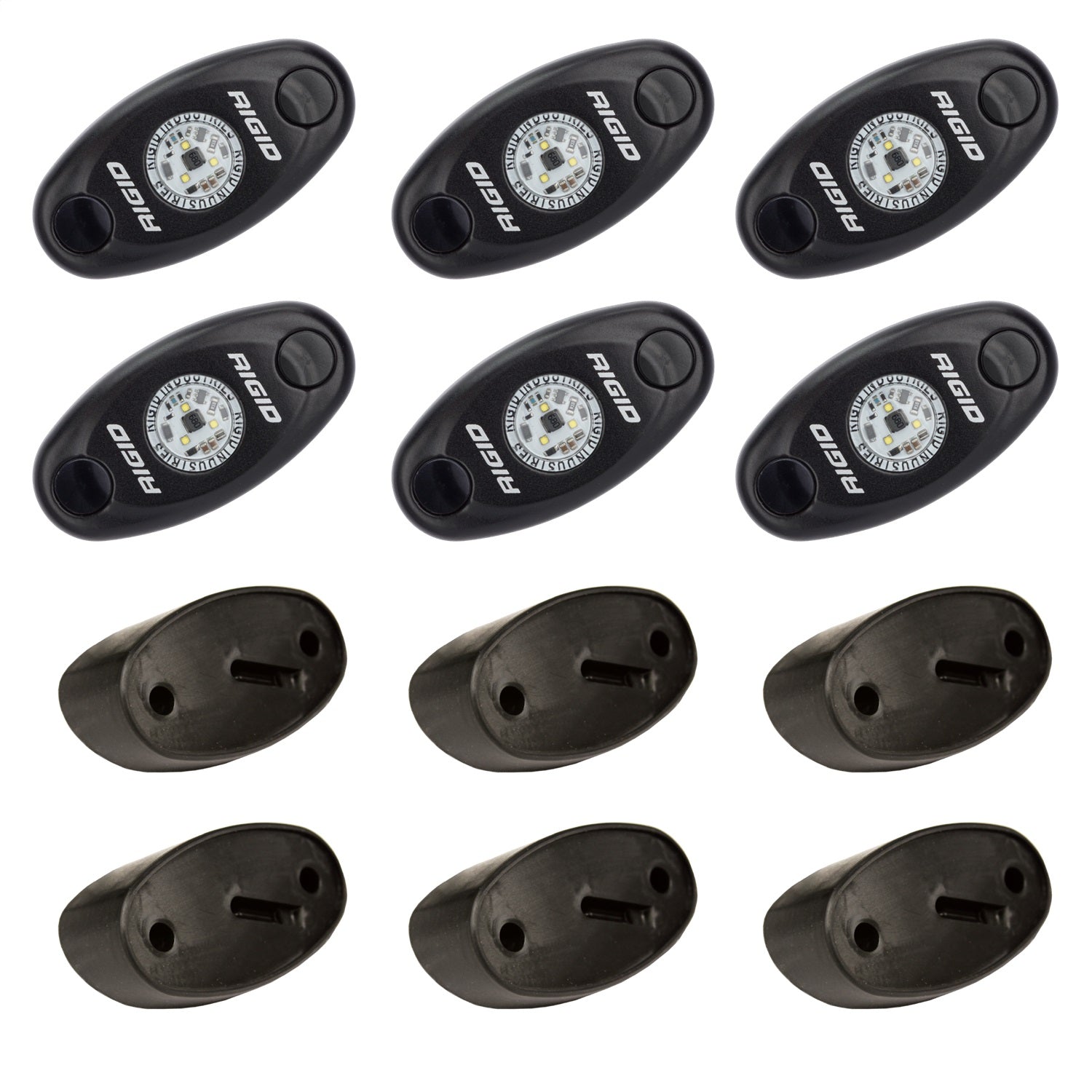 RIGID Industries 400263 ROCK LIGHT KIT RED/6 RIGID Industries 400263