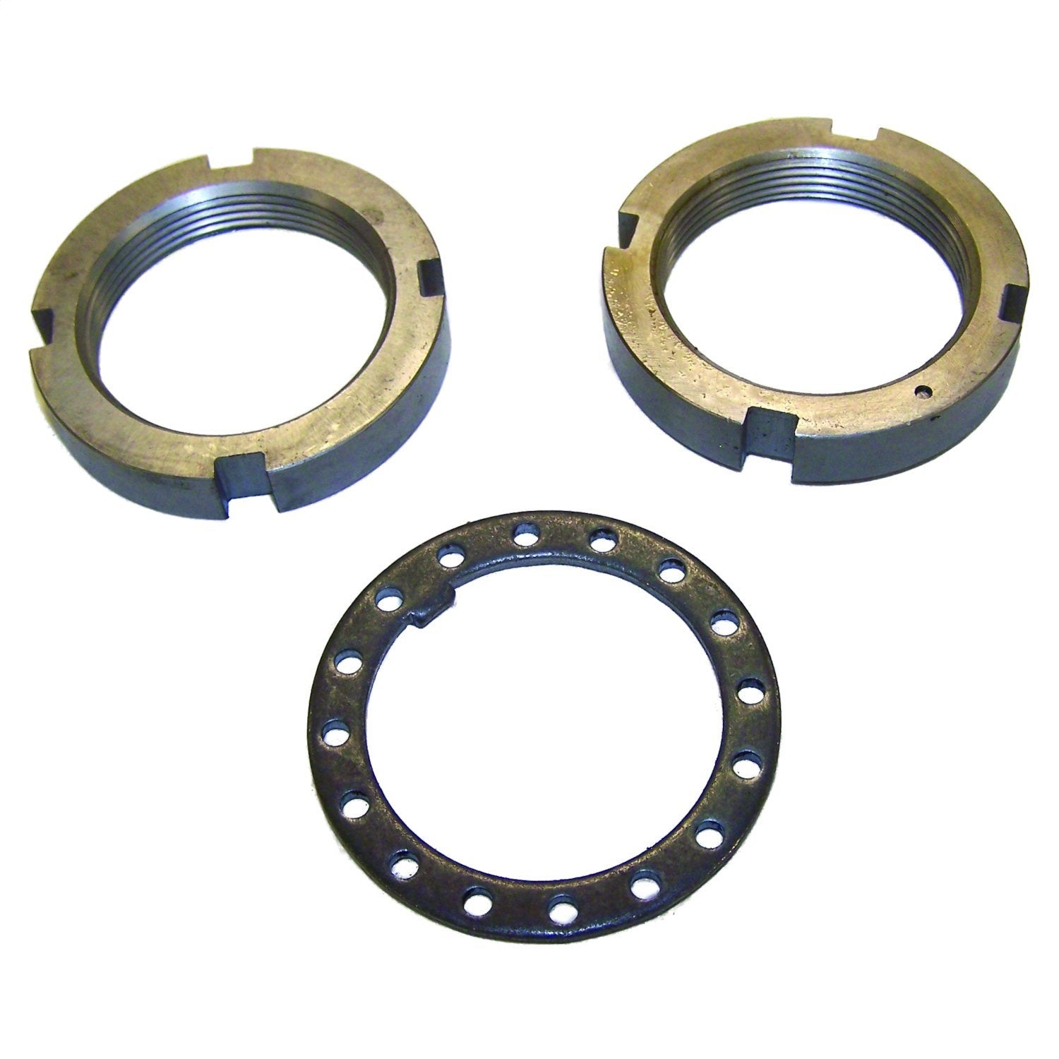 Crown Automotive Jeep Replacement 4004816K Axle Spindle Nut And Washer Kit; Front; Incl. Washer/2 Nuts; Crown Automotive Jeep Replacement 4004816K