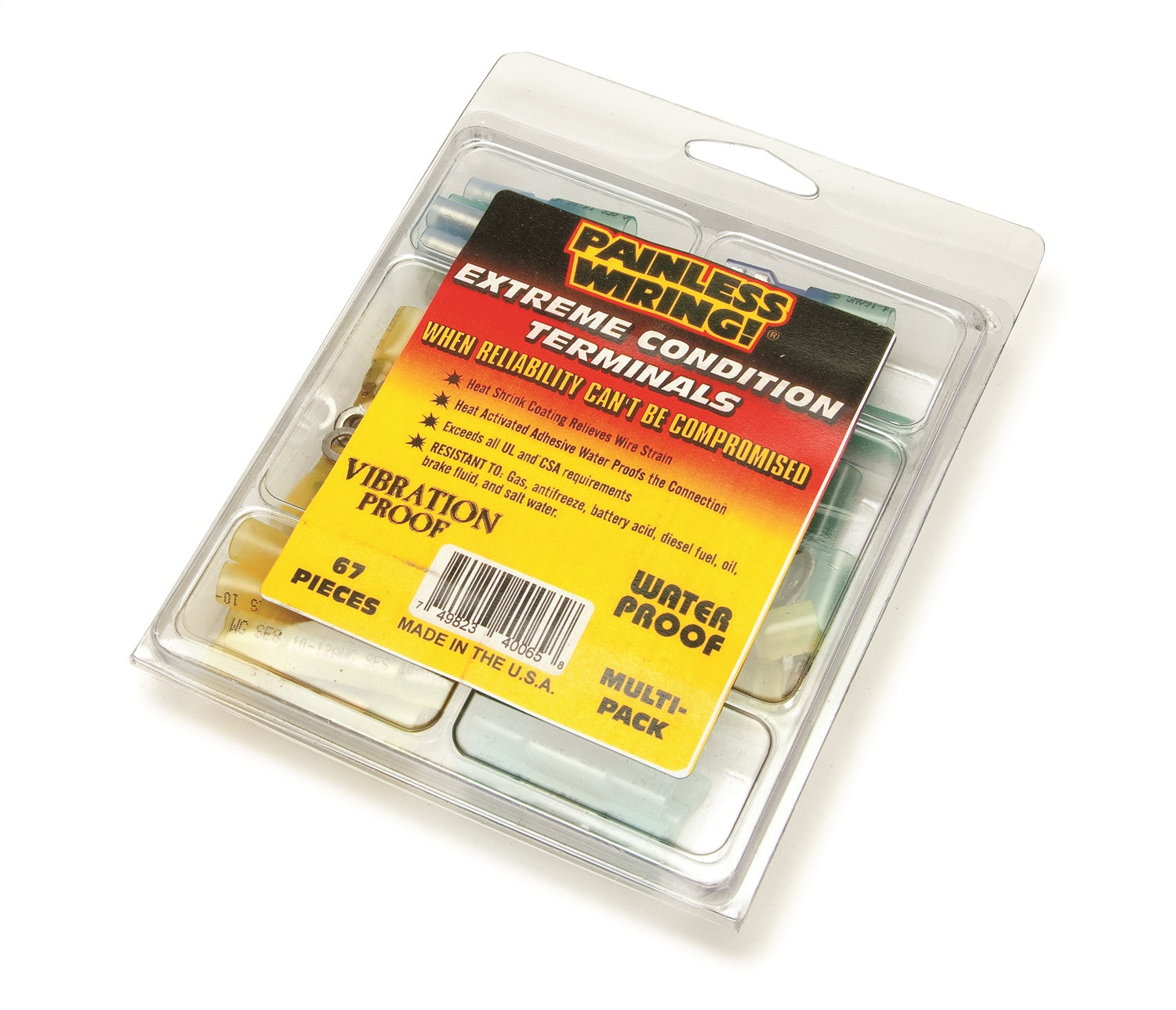 Painless Wiring 40065 Extreme Condition Terminal Assortment Kit; 67 pcs.; Painless Wiring 40065