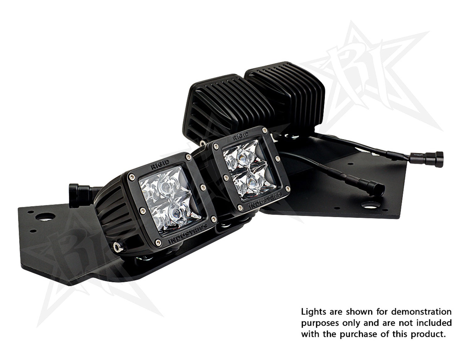 RIGID Industries 40235 RIGID 2010-2014 Ford Raptor Fog Mount Kit; Fits 4 D-Series or Radiance Pods RIGID Industries 40235