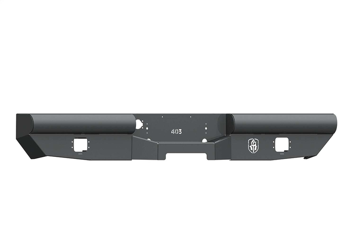 Road Armor 403VR0B Vaquero Non-Winch Rear Bumper; Steel; Satin Black; Road Armor 403VR0B