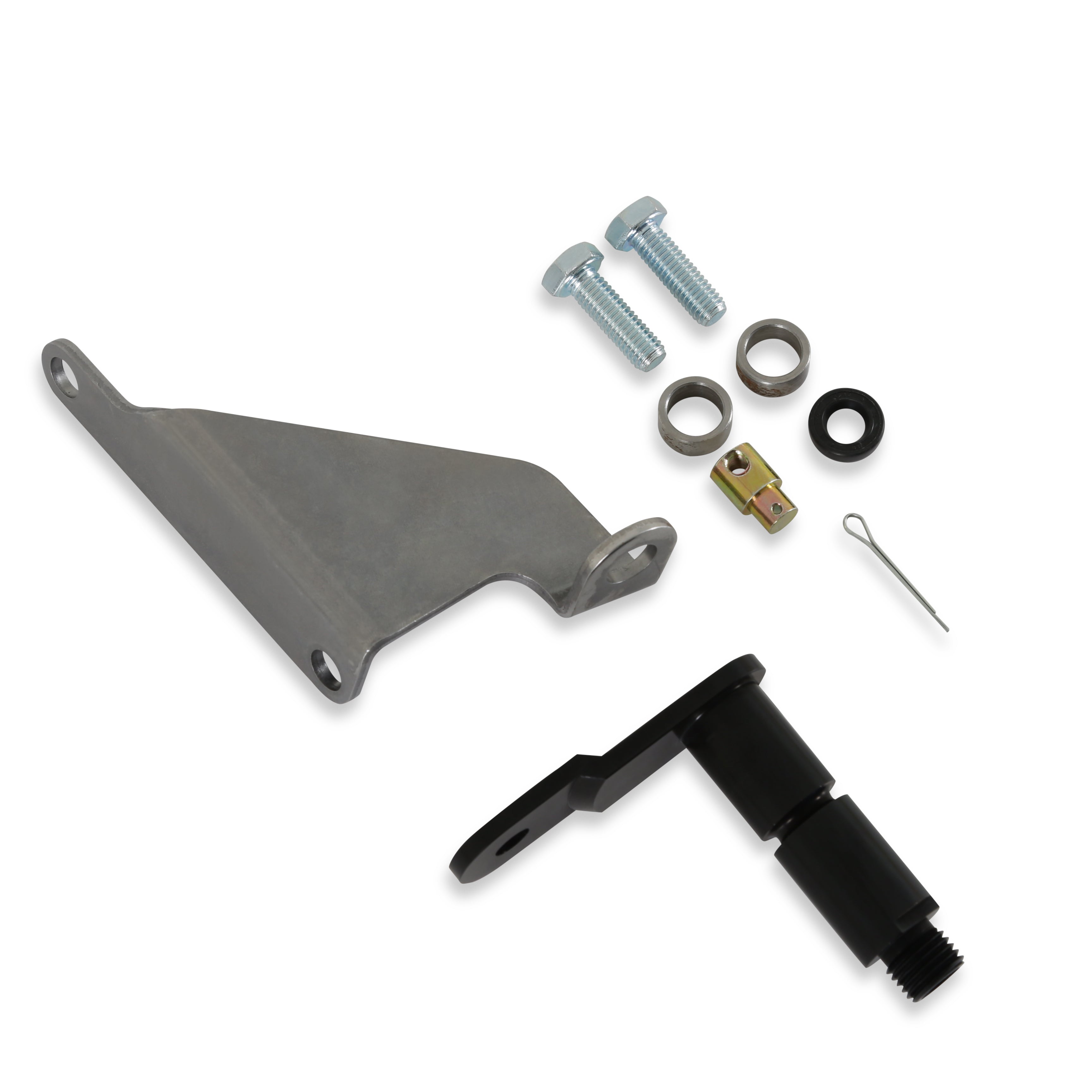 B&M 40509 Bracket and Lever Kit - Ford AOD Rear Exit B&M 40509