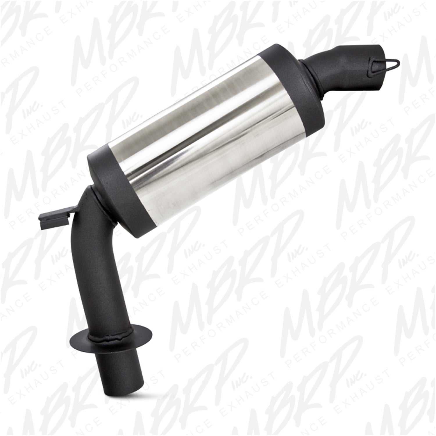 MBRP Exhaust 4060210 Snowmobile Race Exhaust; 4 in. Dia.; 304 Stainless Steel; MBRP Exhaust 4060210