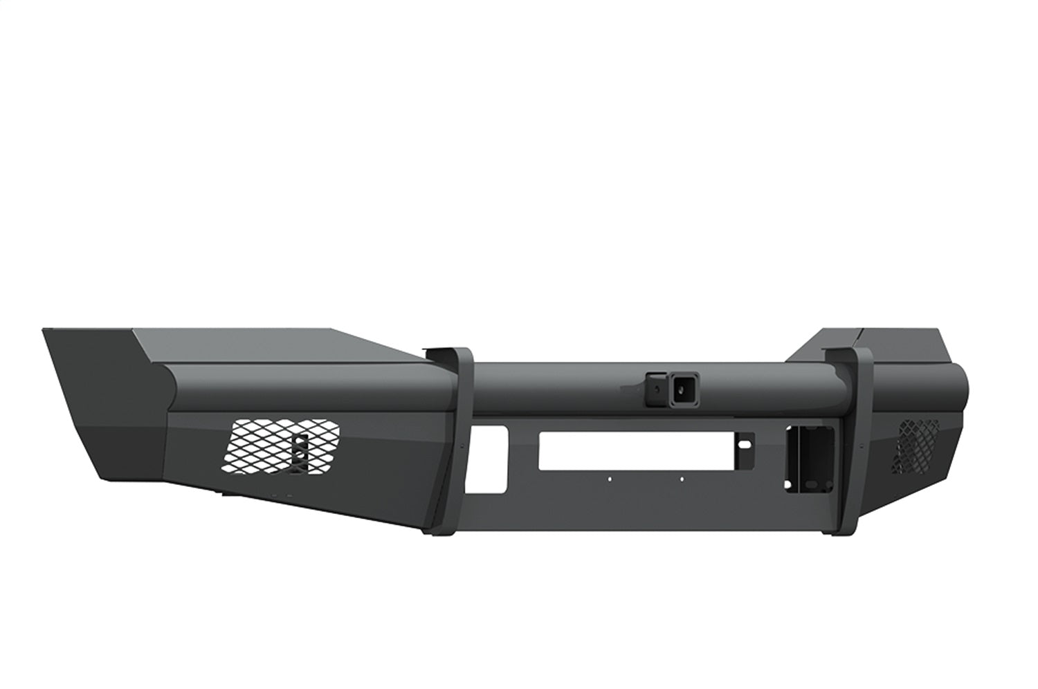Road Armor 406VF20B Vaquero Non-Winch Front Bumper; 2 in. Receiver; Satin Black; Road Armor 406VF20B