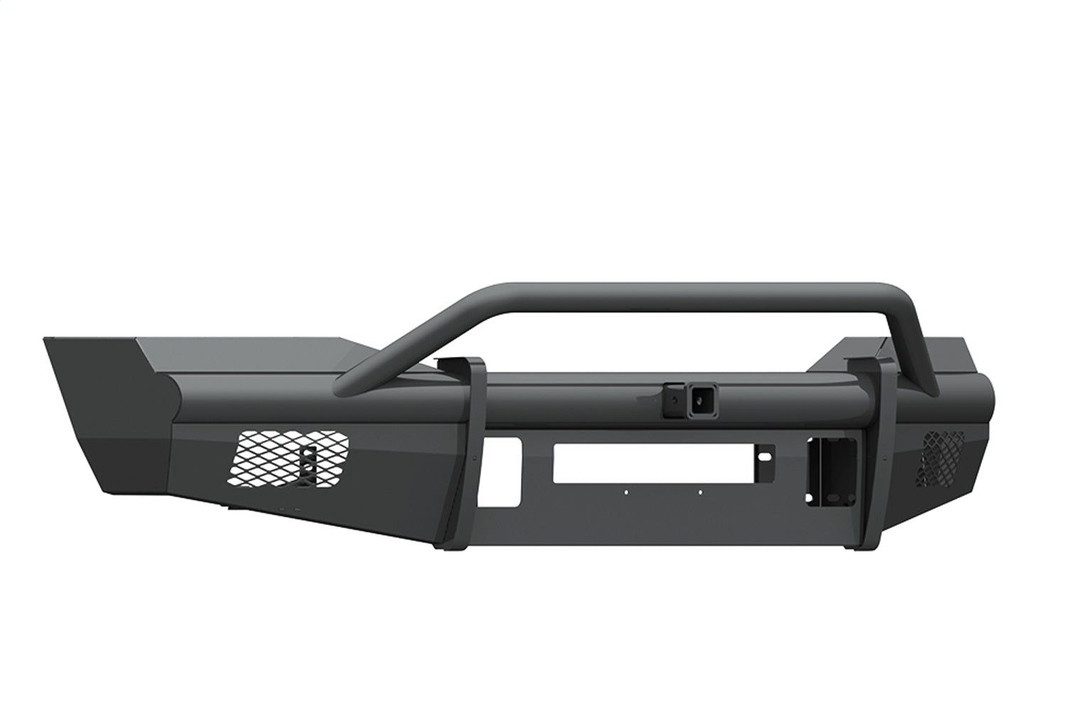 Road Armor 406VF24B Vaquero Non-Winch Front Bumper; Pre-Runner Guard; 2 in. Receiver; Satin Black; Road Armor 406VF24B