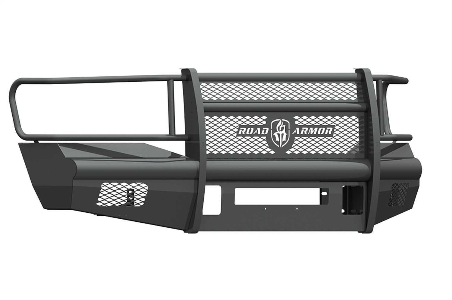 Road Armor 406VF6B Vaquero Non-Winch Front Bumper; Full Guard; Satin Black; Road Armor 406VF6B
