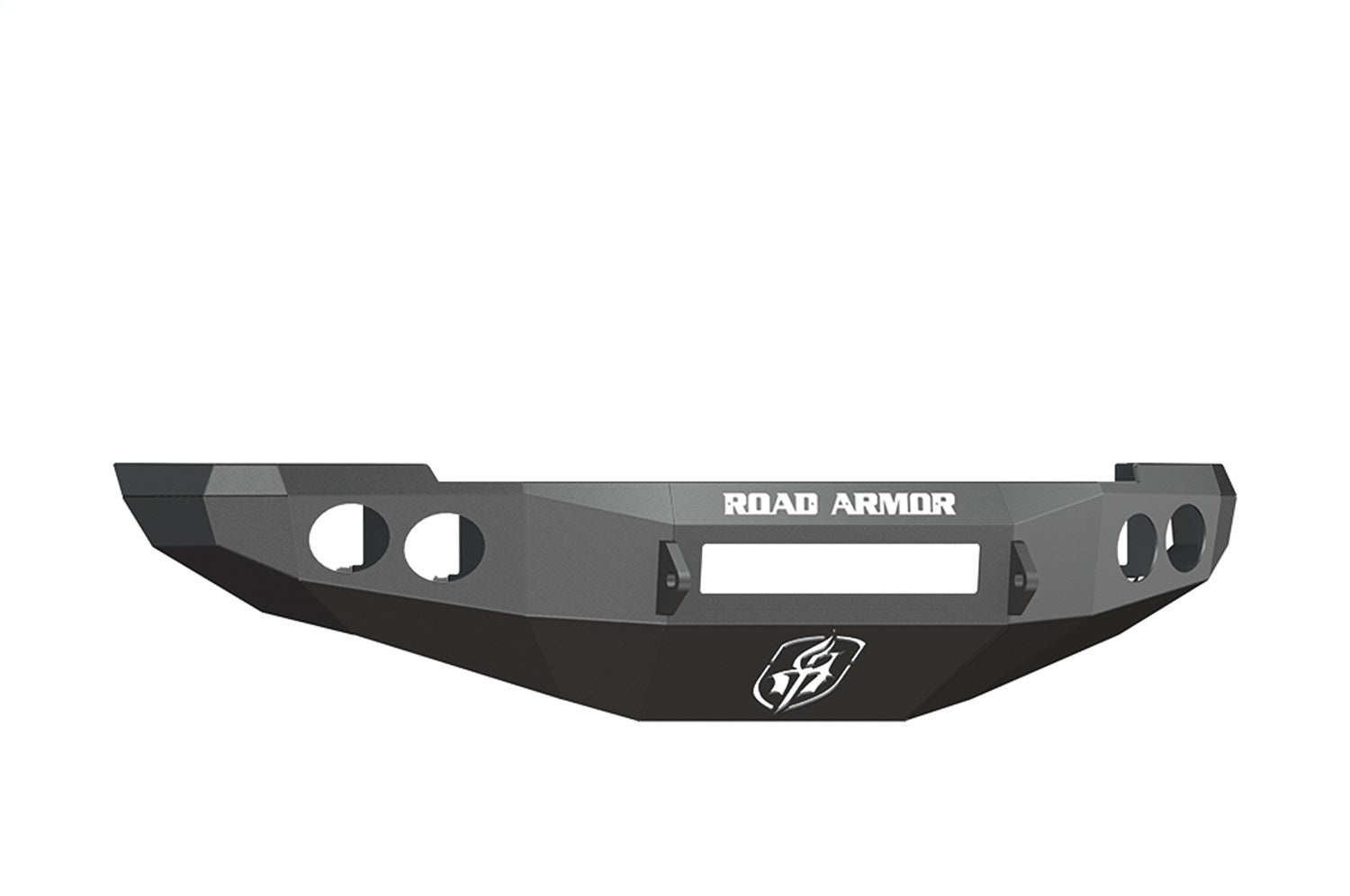 Road Armor 40800B-NW Stealth Non-Winch Front Bumper; Steel; Satin Black; Road Armor 40800B-NW