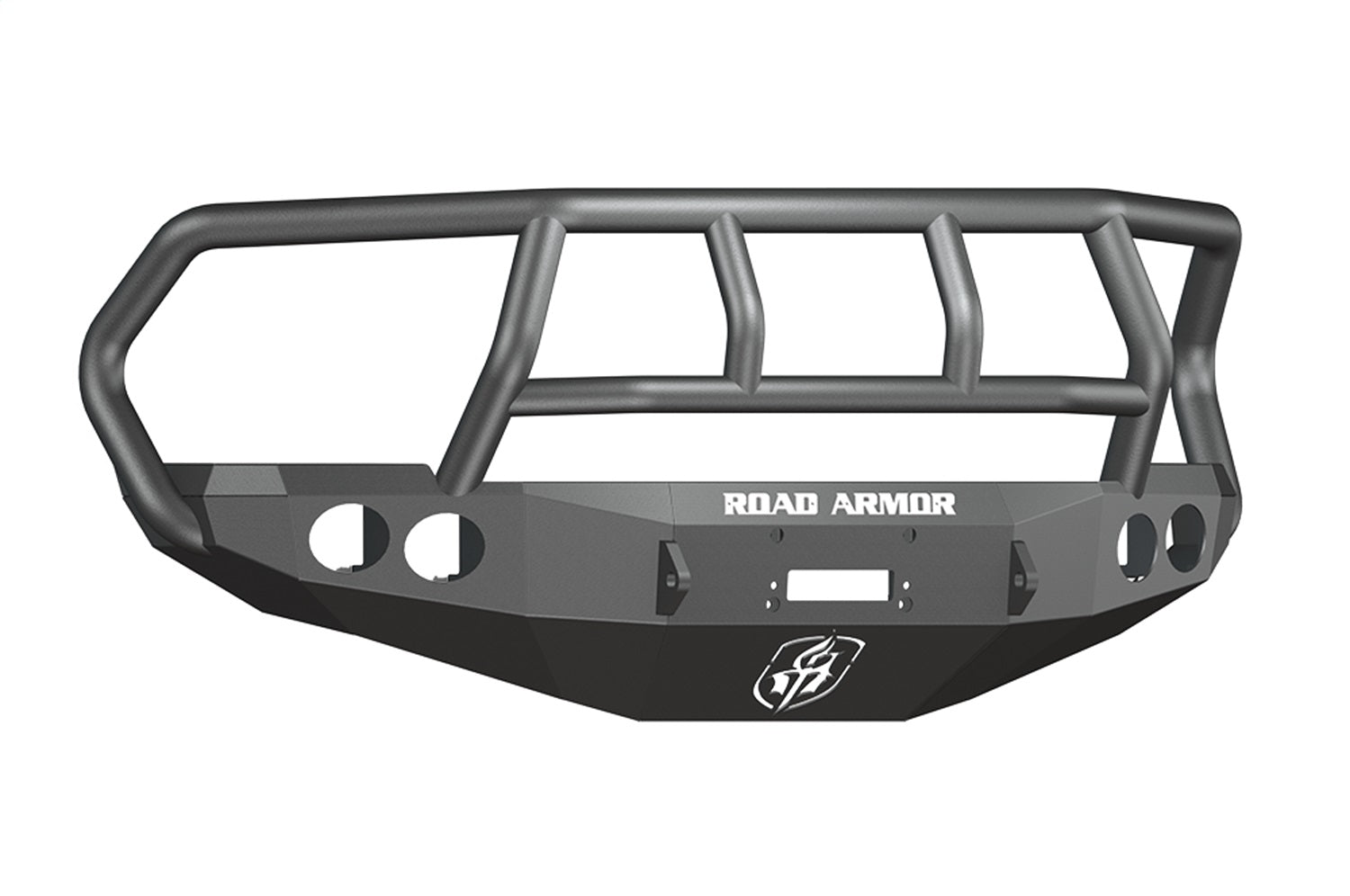 Road Armor 40802B Stealth Winch Front Bumper; Titan II Guard; Satin Black; Road Armor 40802B