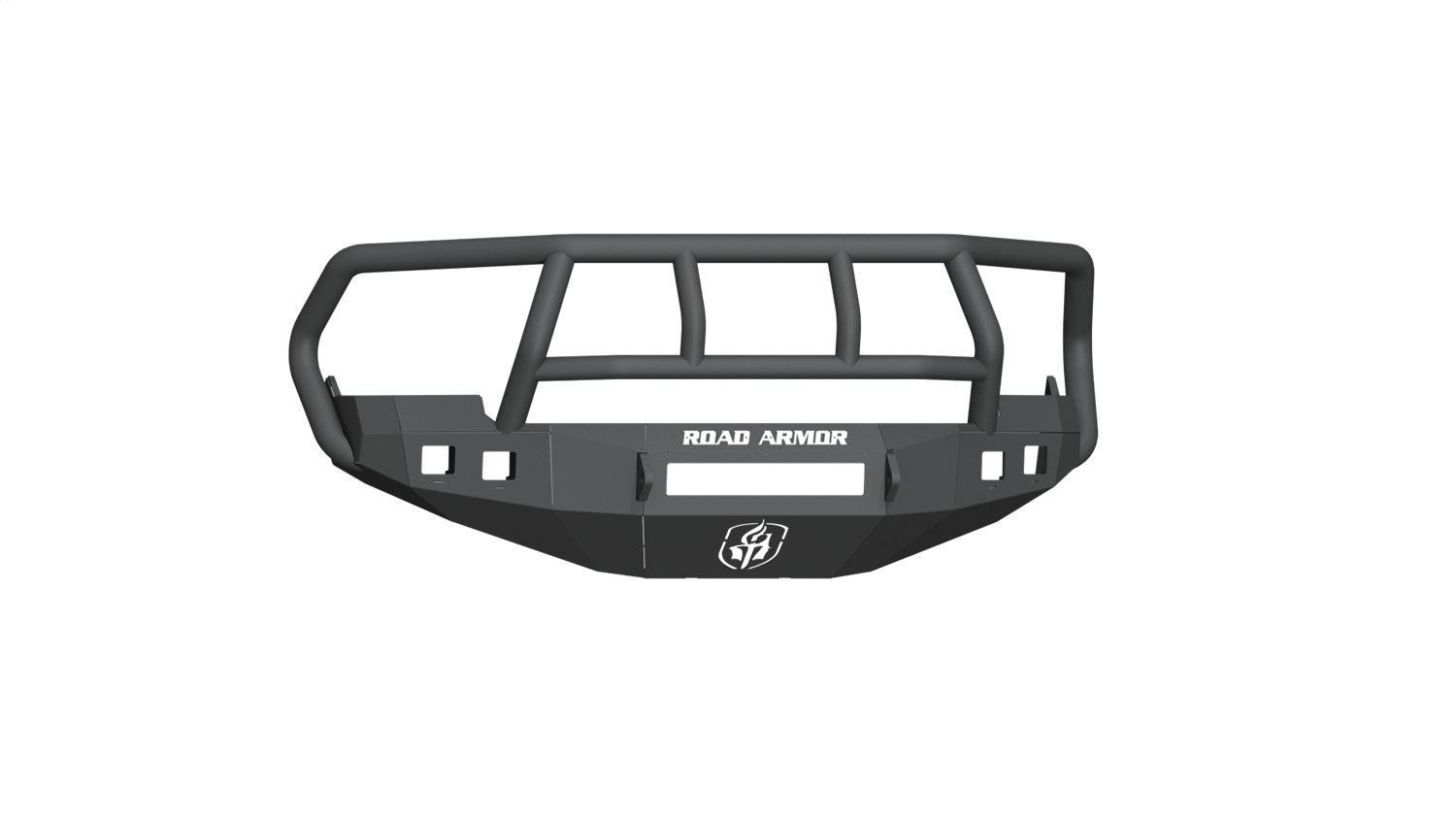 Road Armor 4091F2B-NW Stealth Non-Winch Front Bumper; Titan II Guard; Texture Black; Road Armor 4091F2B-NW