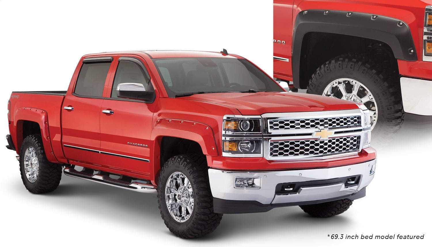 Bushwacker 40957-02 Pocket Style® Fender Flares Bushwacker 40957-02