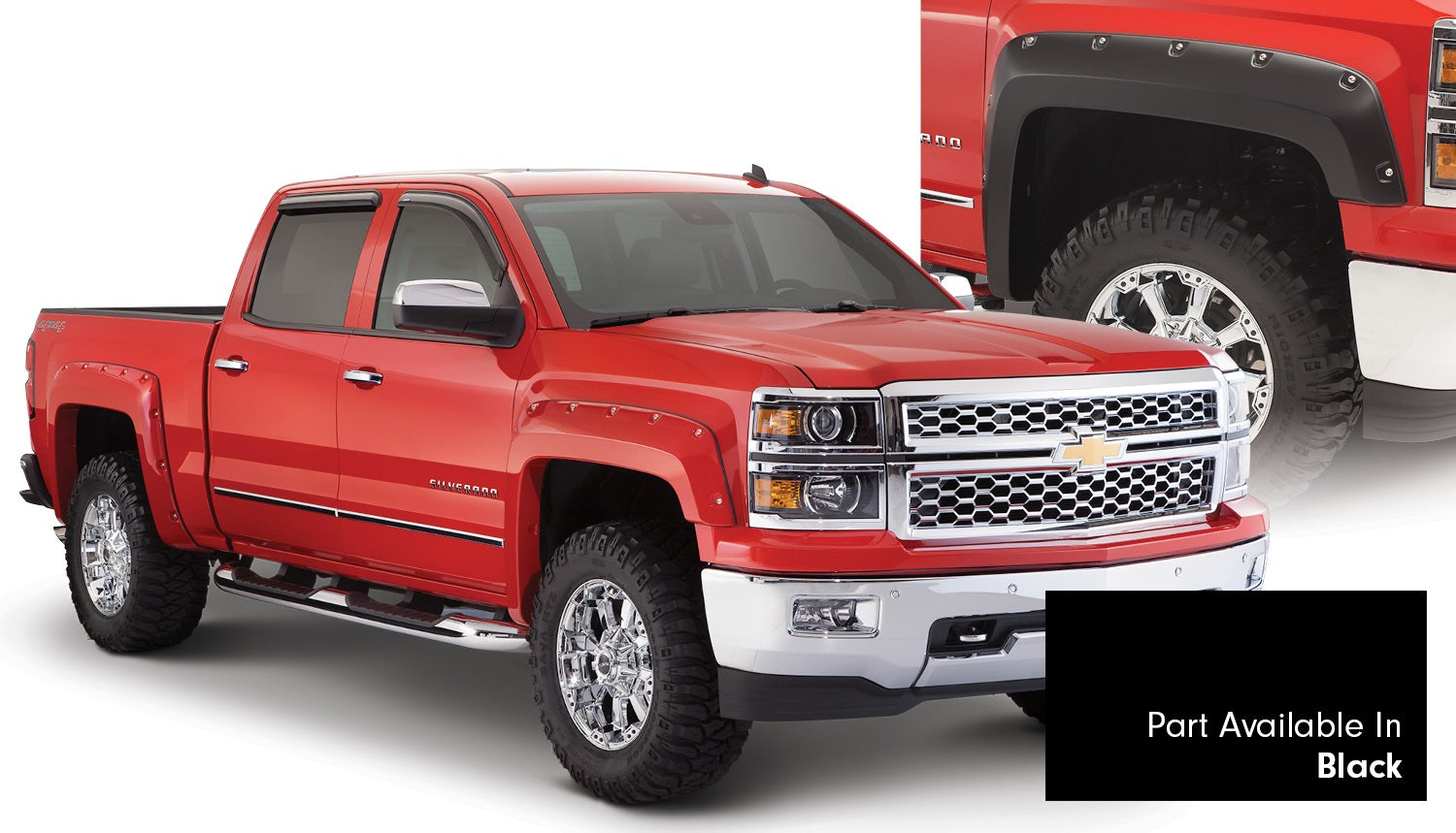 Bushwacker 40959-34 Pocket Style® Color Match Fender Flares Bushwacker 40959-34