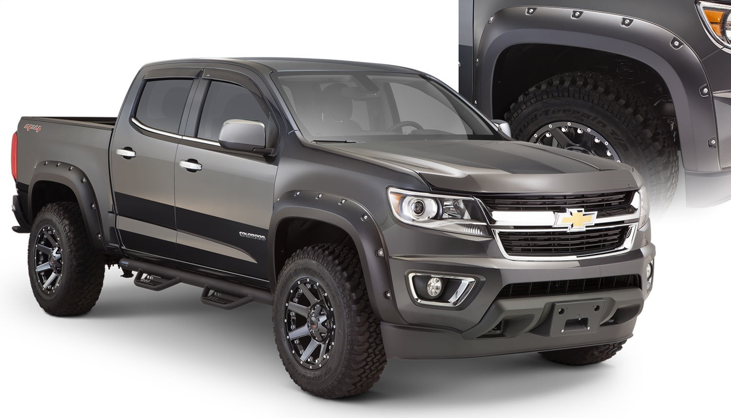 Bushwacker 40970-02 Pocket Style® Fender Flares Bushwacker 40970-02