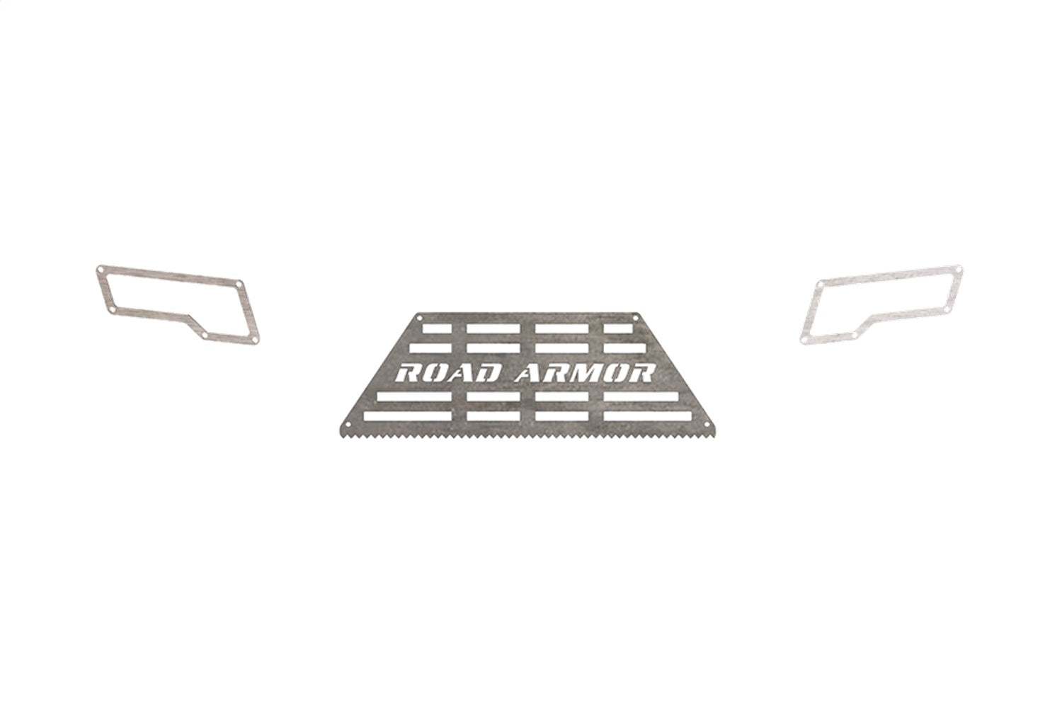 Road Armor 4102DRMR Identity Rear Bumper Components; Beauty Ring; Raw Stainless Steel; Road Armor 4102DRMR