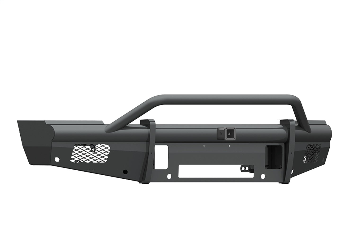 Road Armor 410VF24B Vaquero Non-Winch Front Bumper; Pre-Runner Guard; 2 in. Receiver; Satin Black; Road Armor 410VF24B