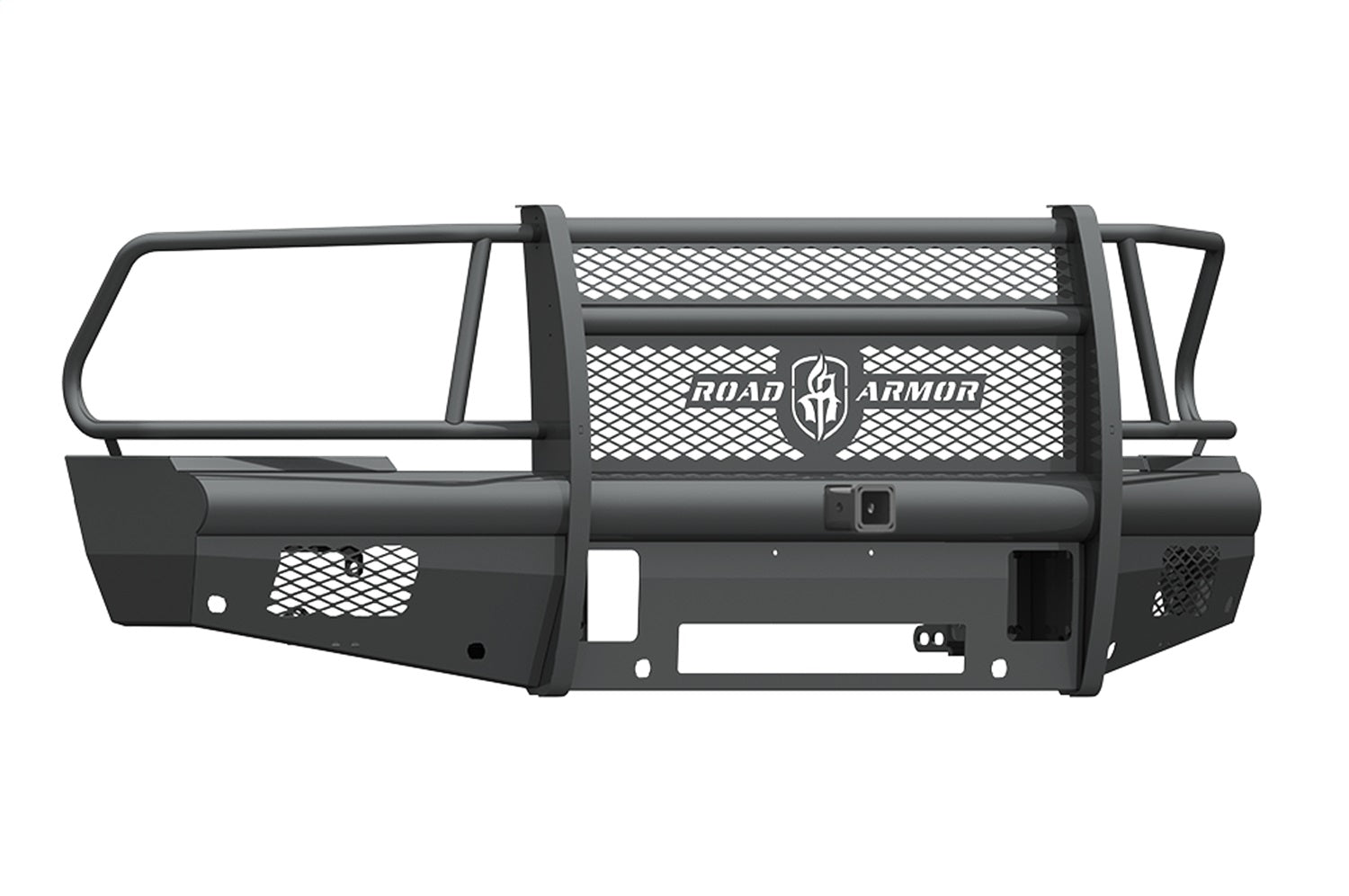 Road Armor 410VF26B Vaquero Non-Winch Front Bumper; Full Guard; 2 in. Receiver; Satin Black; Road Armor 410VF26B