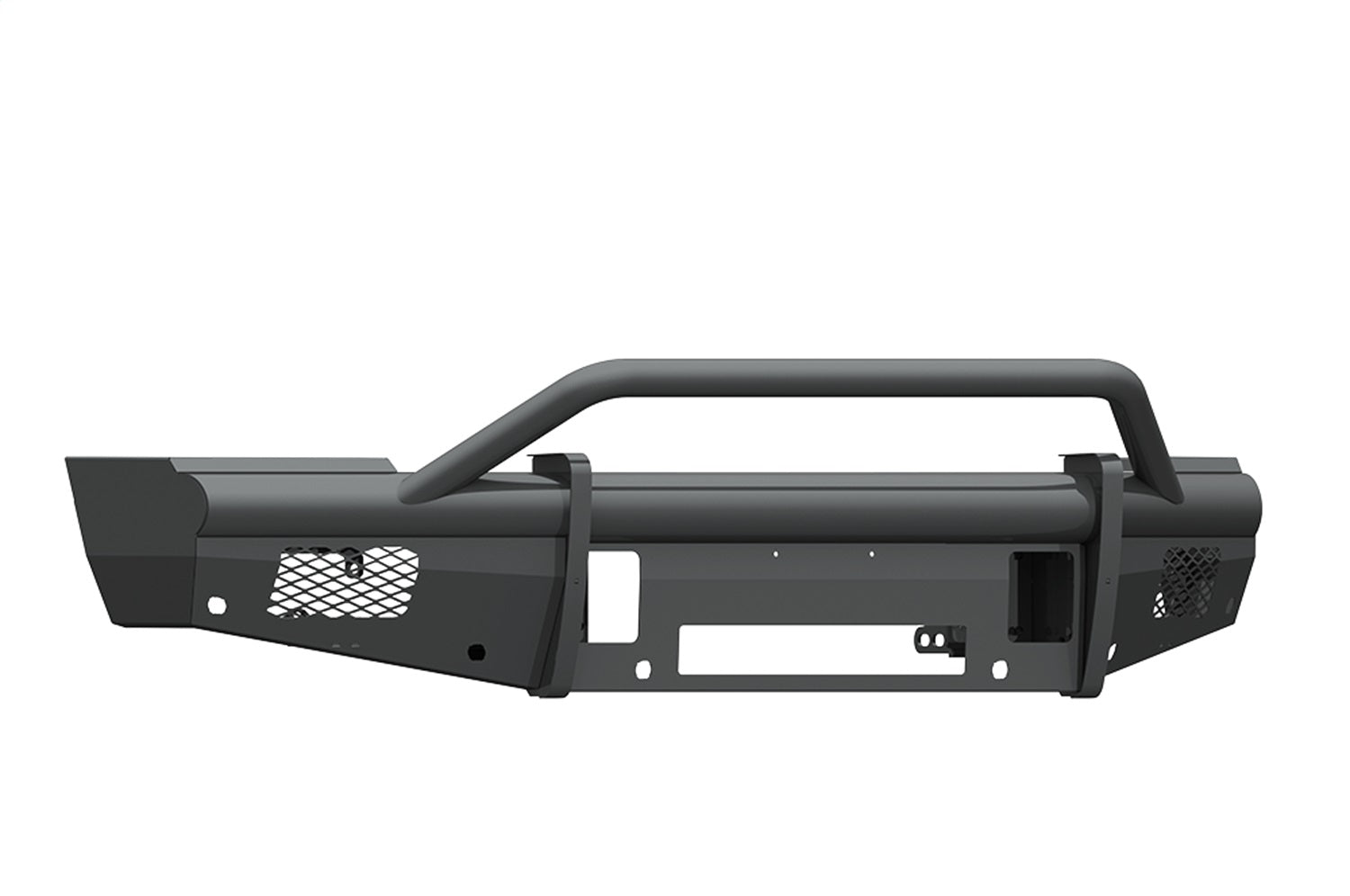 Road Armor 410VF4B Vaquero Non-Winch Front Bumper; Pre-Runner Guard; Satin Black; Road Armor 410VF4B