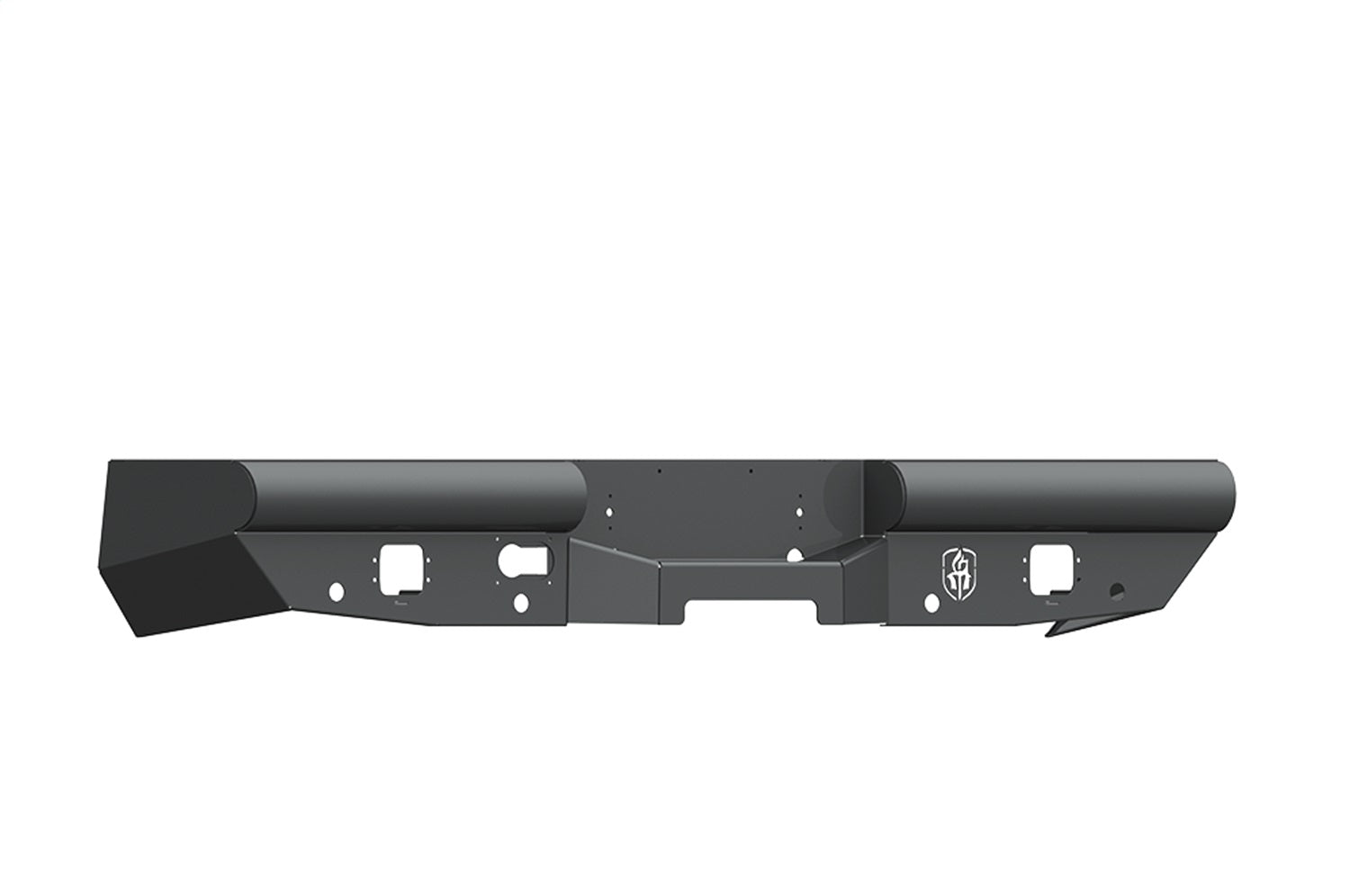 Road Armor 410VR0B Vaquero Non-Winch Rear Bumper; Steel; Satin Black; Road Armor 410VR0B