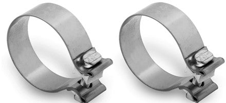 2-1/4" STAINLESS STEEL BAND CLAMP, 2-PACK