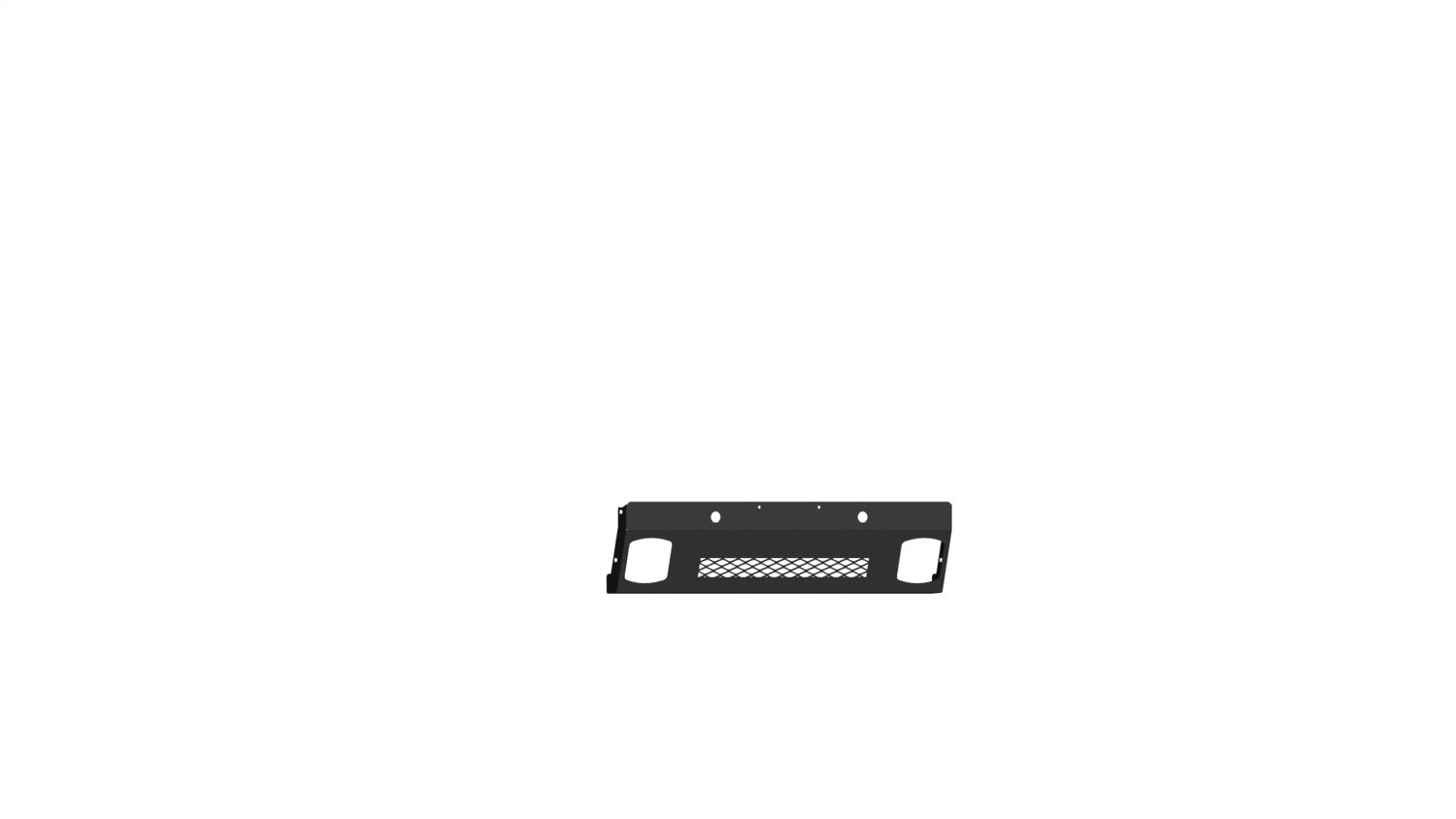 Road Armor 4131V-NWP Vaquero Replacement Winch Mount Cover; Front; Satin Black; Road Armor 4131V-NWP