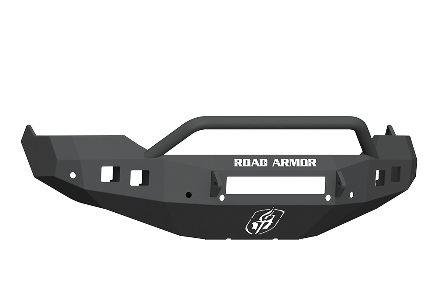 Road Armor 413F4B-NW Stealth Non-Winch Front Bumper; Pre-Runner Guard; Satin Black; Road Armor 413F4B-NW