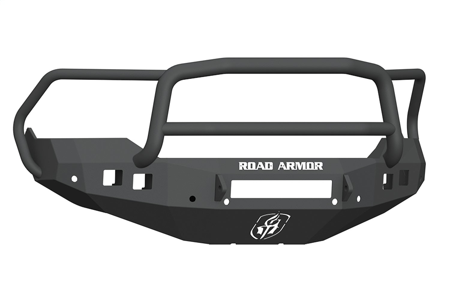 Road Armor 413F5B-NW Stealth Non-Winch Front Bumper; Lonestar Guard; Satin Black; Road Armor 413F5B-NW