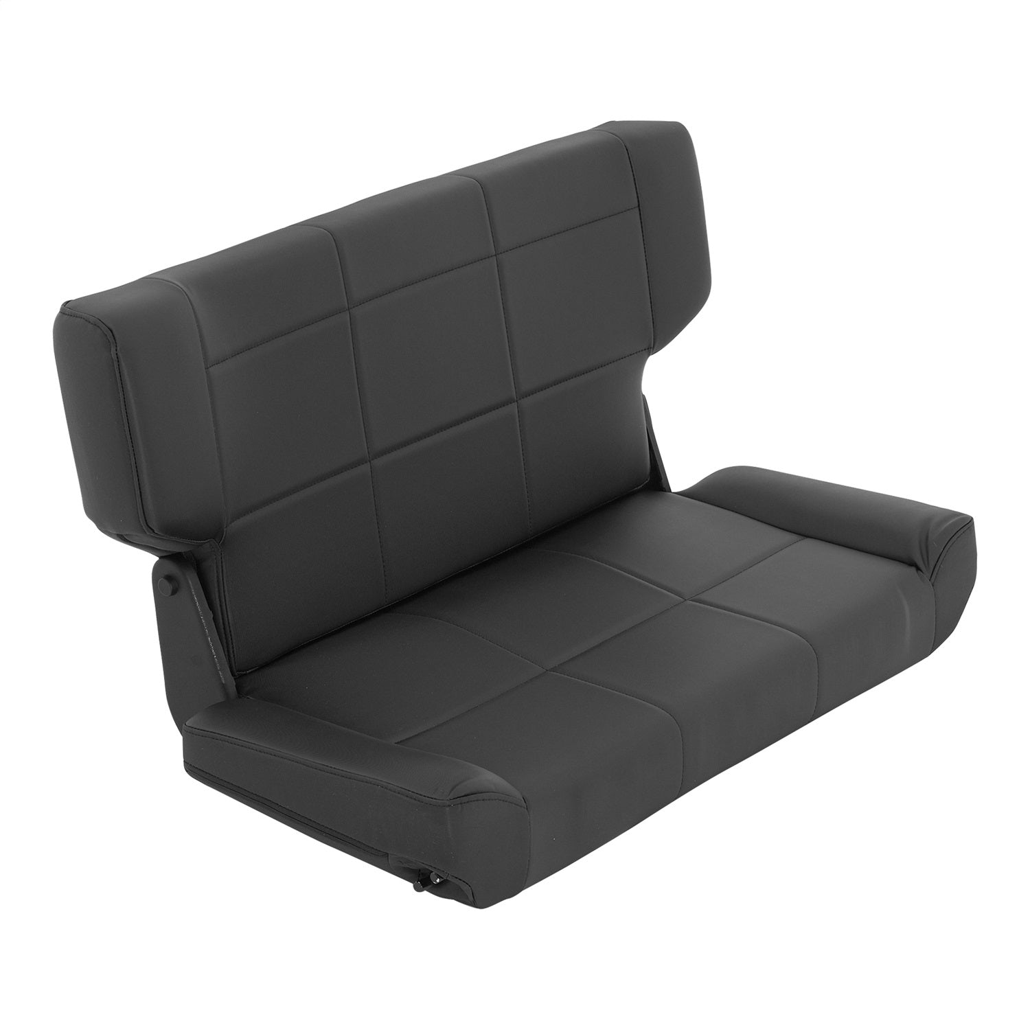 Fold And Tumble Seat; Denim Black; Rear; No Drilling Installation; Smittybilt 41515