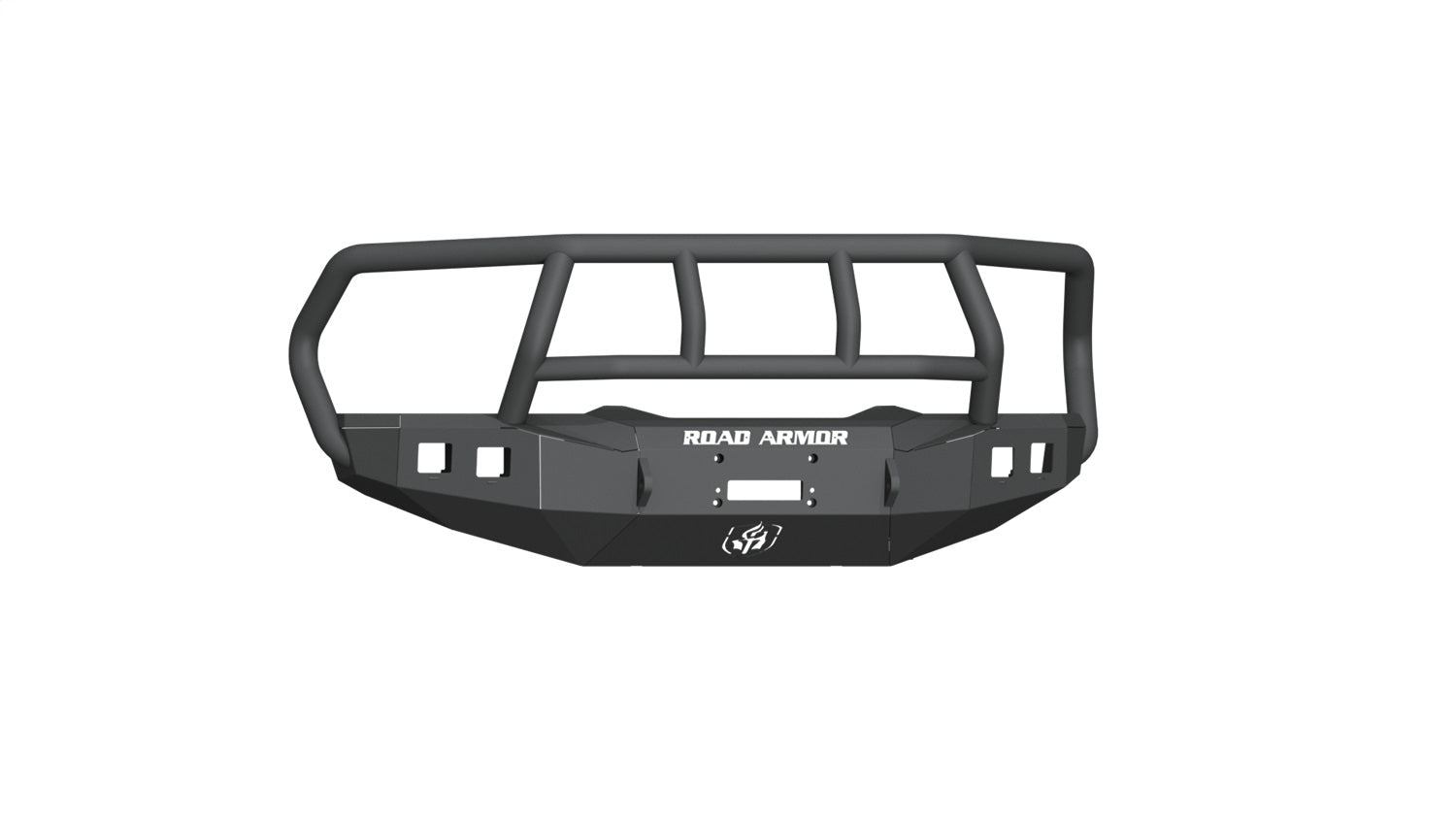 Road Armor 4151F2B Stealth Winch Front Bumper; Titan II Guard; Texture Black; Road Armor 4151F2B