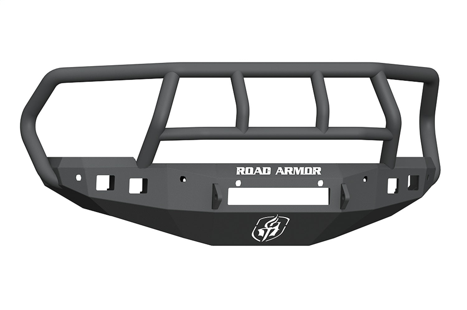 Road Armor 4162F2B-NW Stealth Non-Winch Front Bumper; Titan II Guard; 6 Sensor Holes; Satin Black; Road Armor 4162F2B-NW