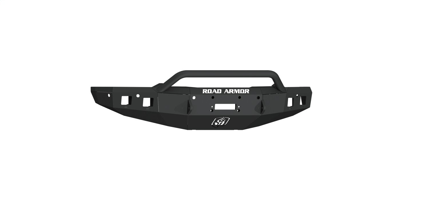 Road Armor 4191F4B Stealth Winch Front Bumper; Pre-Runner Guard; Texture Black; Road Armor 4191F4B