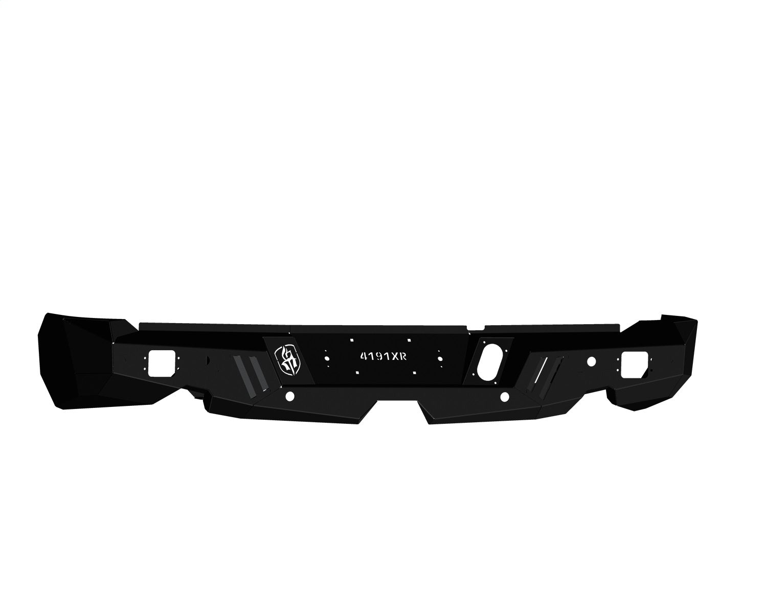 Road Armor 4191XR0B Spartan Rear Bumper; Texture Black; Road Armor 4191XR0B